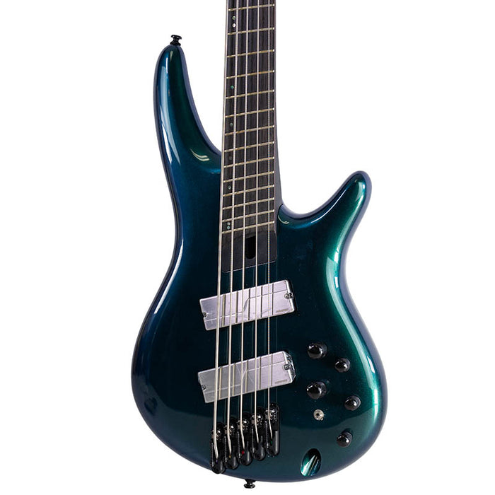 Brand New Ibanez SRMS725BCM Bass Workshop 5-String Multiscale Blue Chameleon