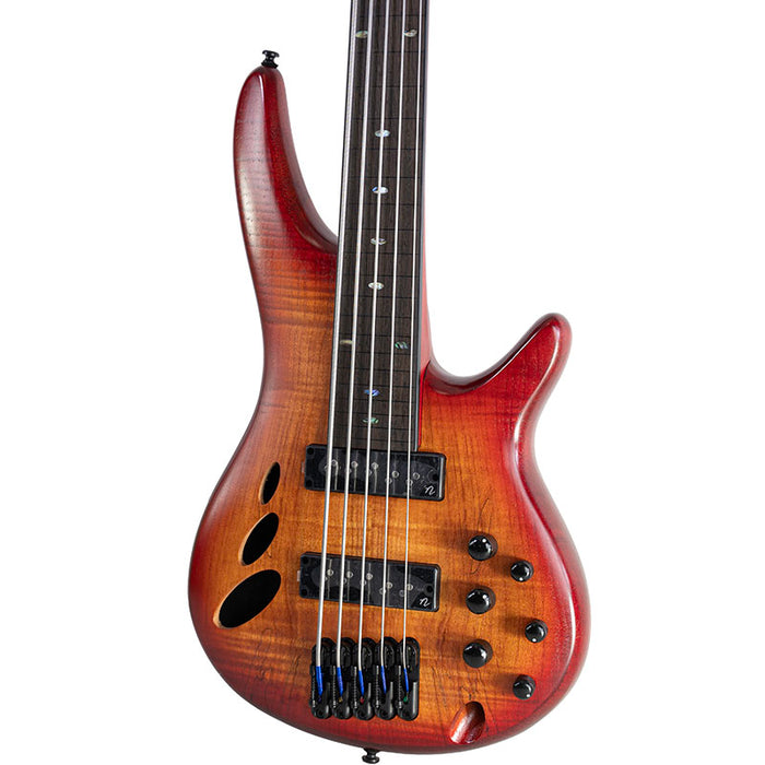 Brand New Ibanez SRD905F Bass Workshop Fretless Brown Topaz