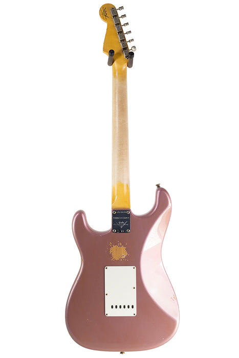 Brand New Fender Custom Shop 1959 Stratocaster Relic Faded Aged Burgundy Mist Metallic