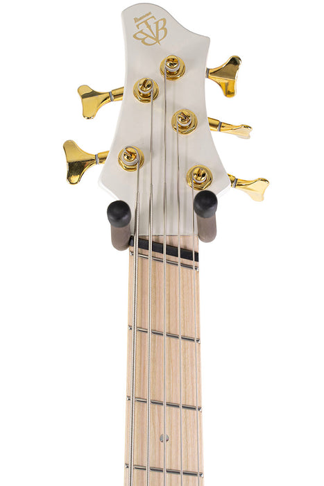 Brand New Ibanez BTB605MLMPWM Bass Workshop 5-String Multi Scale Electric Bass Pearl White Matte