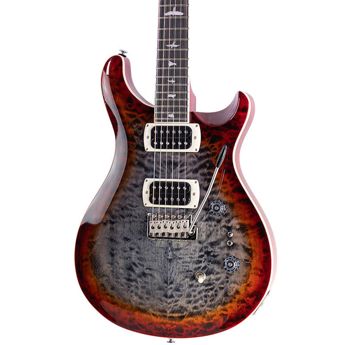 PRS SE Custom 24-08 Quilt Charcoal Cherry Burst