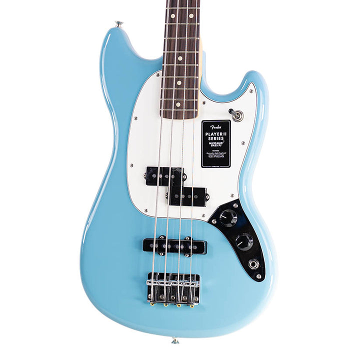 Brand New Fender Player II Mustang PJ Aquatone Blue