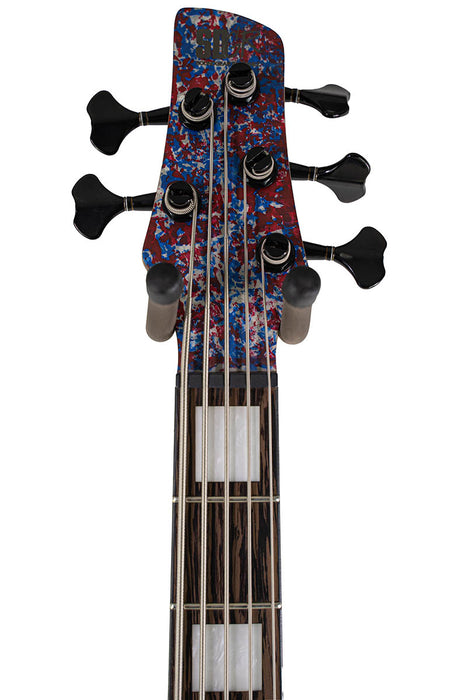 2026 Ibanez 250th USA Anniversary SR5A250 SR Premium 5-String Red, White and Blue