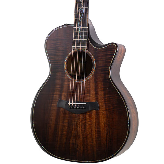 Brand New Taylor K24ce Builder's Edition Grand Auditorium Kona Burst