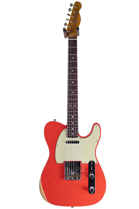 2025 Fender Custom Shop '64 Telecaster Relic Aged Fiesta Red 7 lbs, 5 oz