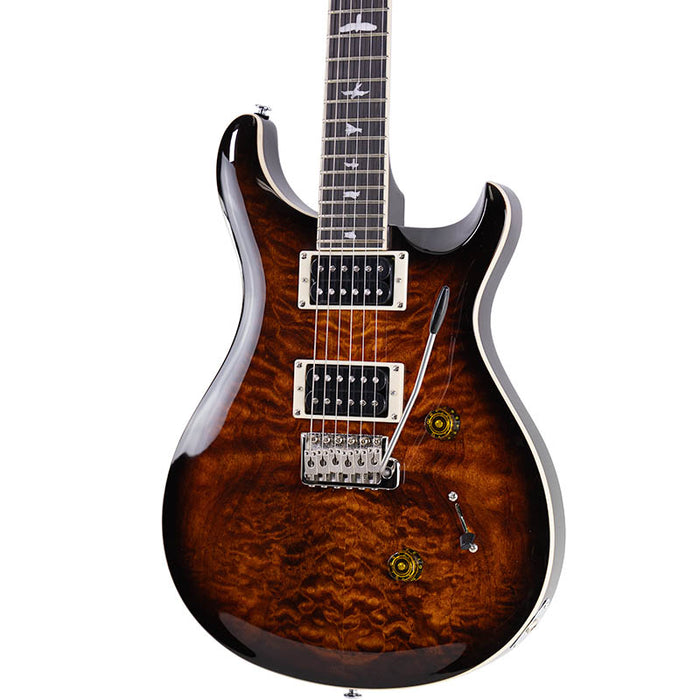 Brand New PRS SE Custom 24 Quilt Black Gold Sunburst