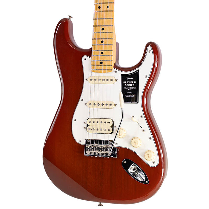 2025 Fender Player II Stratocaster HSS Transparent Mocha Burst