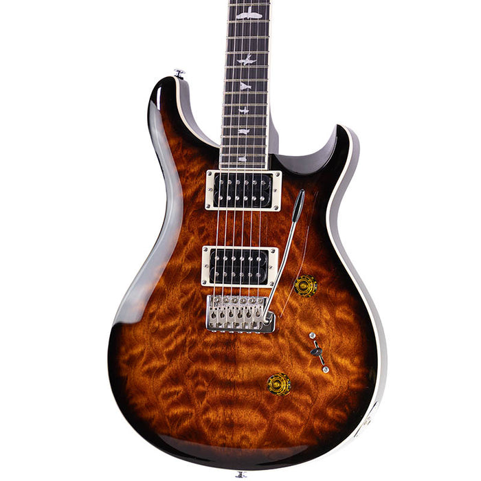 Brand New PRS SE Custom 24 Quilt Black Gold Sunburst