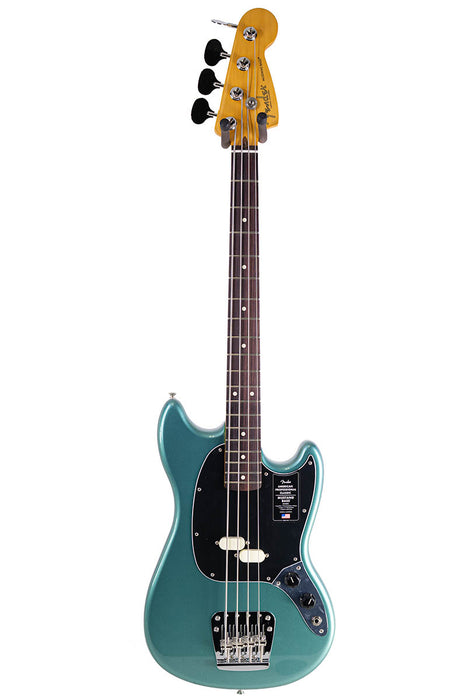Brand New Fender American Professional Classic Mustang Bass Sherwood Green Metallic