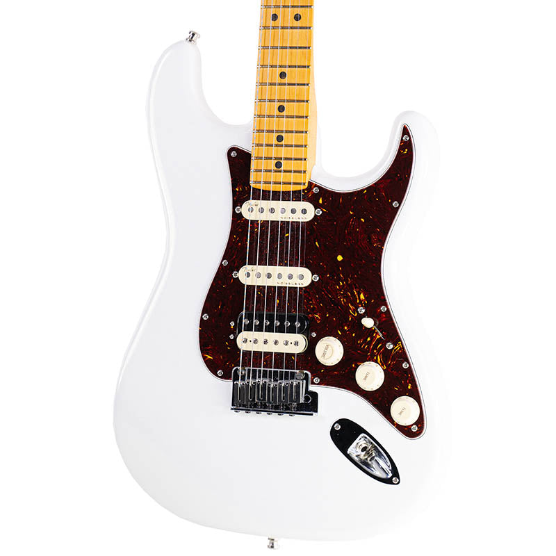 2024 Fender American Ultra Stratocaster HSS Arctic Pearl New York Music Emporium