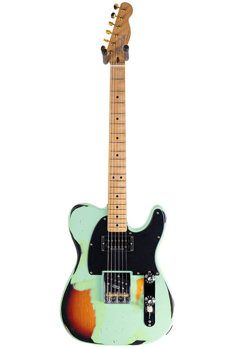 2025 Fender Road Worn/Relic Inspired Telecaster Surf Green over Vintage Sunburst