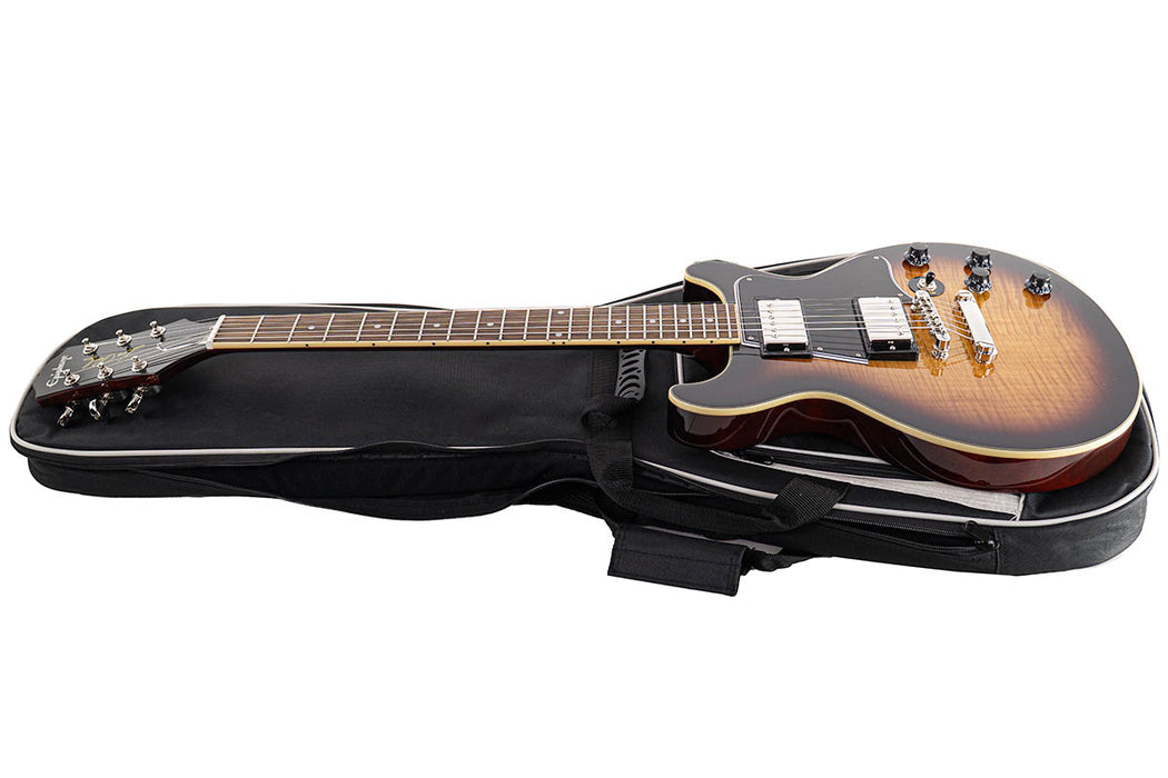 2026 Epiphone Les Paul Special Double Cut Figured Bourbon Burst