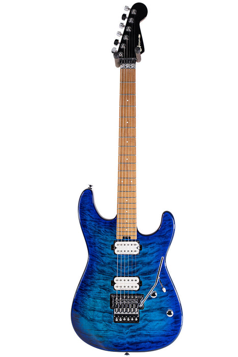 Brand New Charvel Pro-Mod Plus San Dimas Style 1 HH FR CM Chlorine Burst