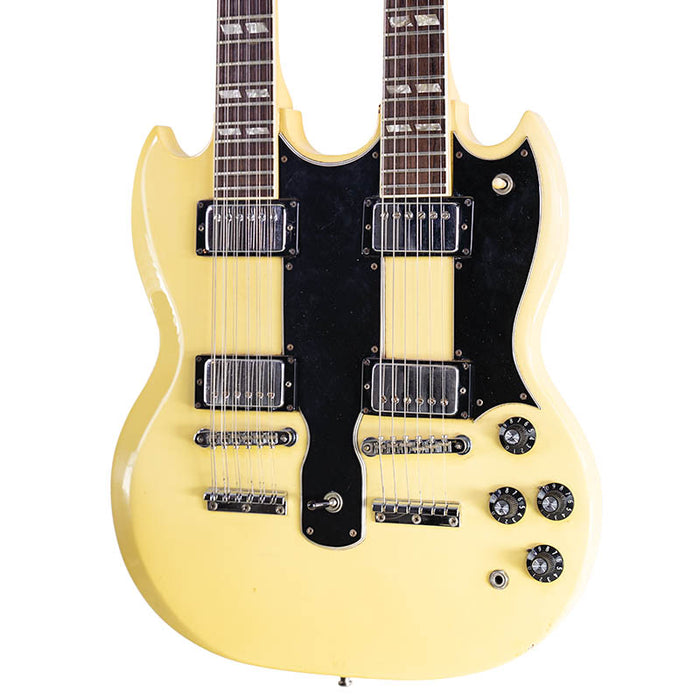 1974 Gibson EDS-1275 6/12 Double Neck White w/ OHSC