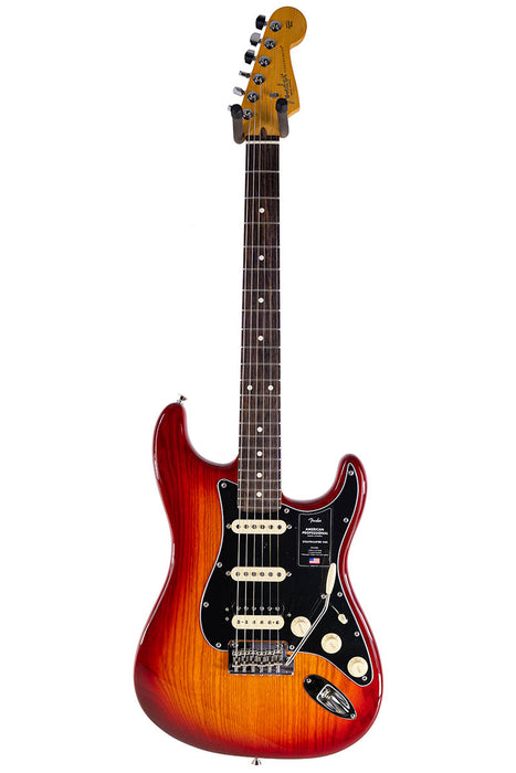 2026 Fender American Professional Stratocaster (Gen 3) HSS Aged Cherry Burst
