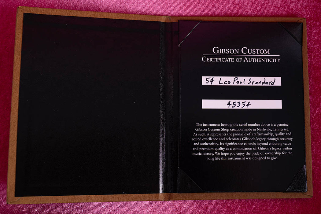 2025 Gibson Custom 1954 Les Paul Goldtop Reissue VOS Double Gold