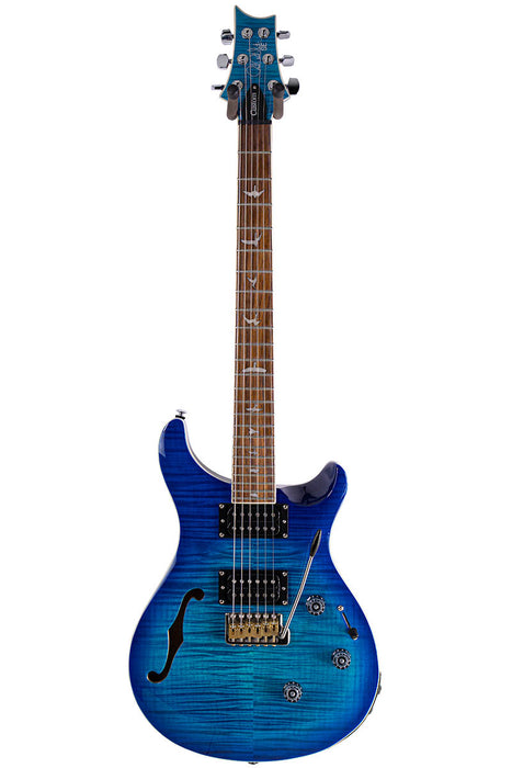Brand New PRS SE Custom 24 Semi-Hollow Piezo Lake Blue