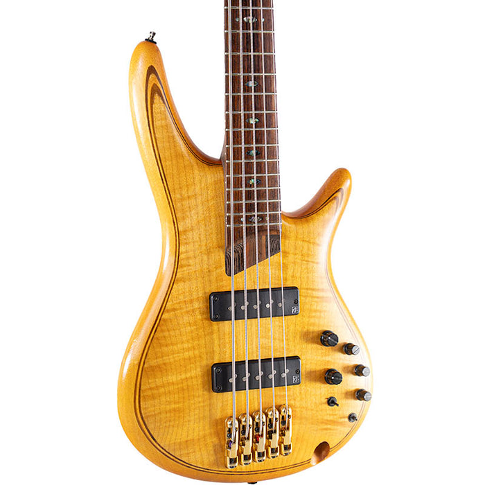 Ibanez SR Premium SR1405E Figured Maple Top Vintage Natural Flat