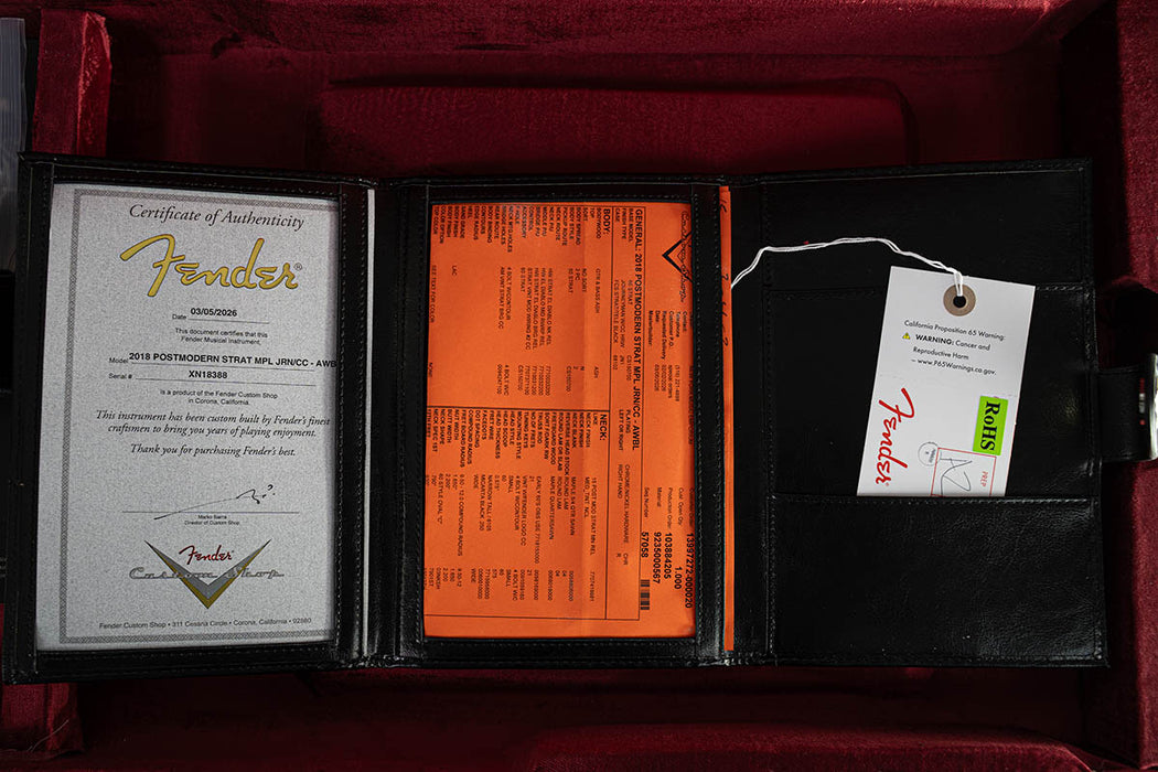 Fender Custom Shop Postmodern Stratocaster Journeyman Relic Maple Aged White Blonde