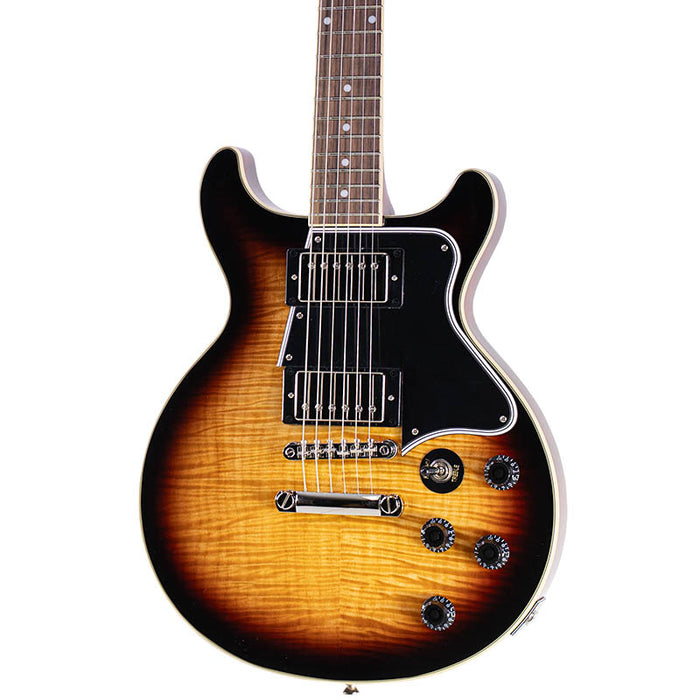 2026 Epiphone Les Paul Special Double Cut Figured Bourbon Burst