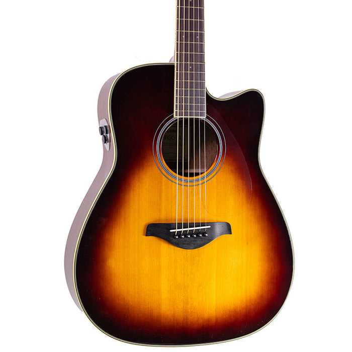 Yamaha FGC-TA TransAcoustic Cutaway Brown Sunburst