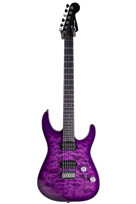 Charvel Pro-Mod Plus Dinky DK24 HH HT E QM Violet Radiance