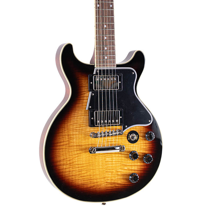 2026 Epiphone Les Paul Special Double Cut Figured Bourbon Burst