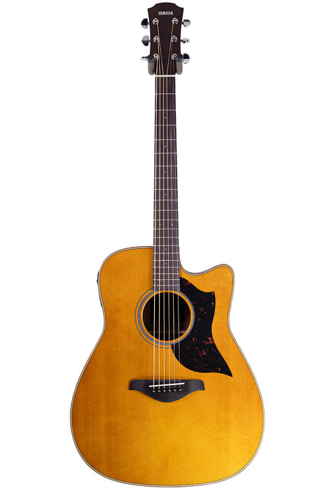 Brand New Yamaha A1M Acoustic Electric Dreadnought Cutaway Guitar Vintage Natural