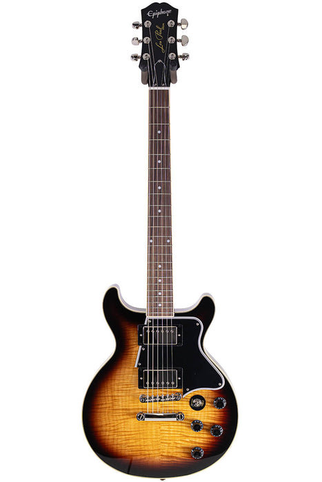 2026 Epiphone Les Paul Special Double Cut Figured Bourbon Burst