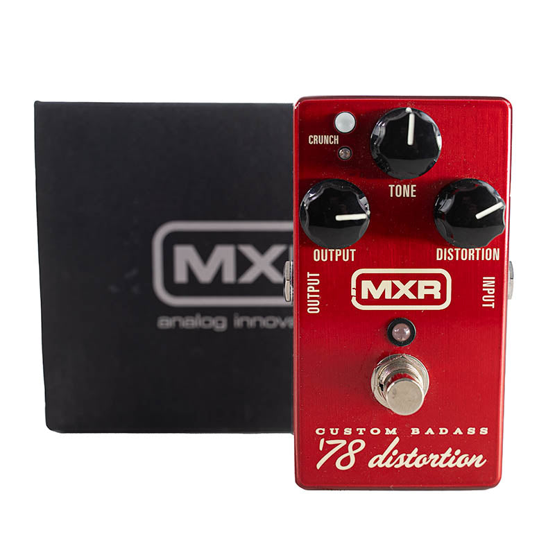 ギター MXR M78 Custom Badass '78 Distortion Amazon.com: MXR M78 Custom Badass '78 Distortion with 9V Power