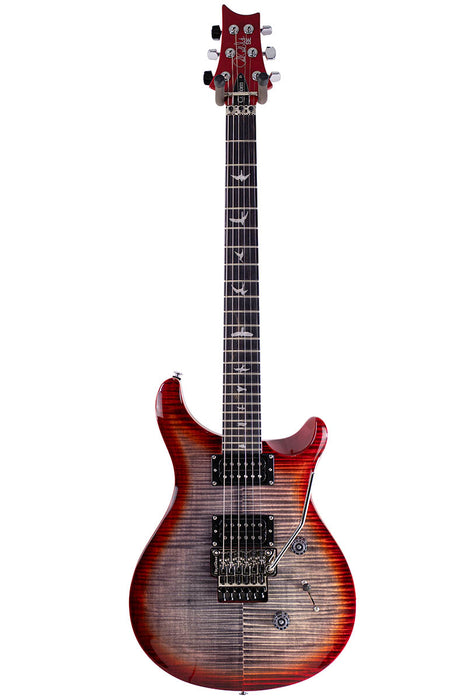 Brand New PRS SE Custom 24 Floyd Charcoal Cherry Burst