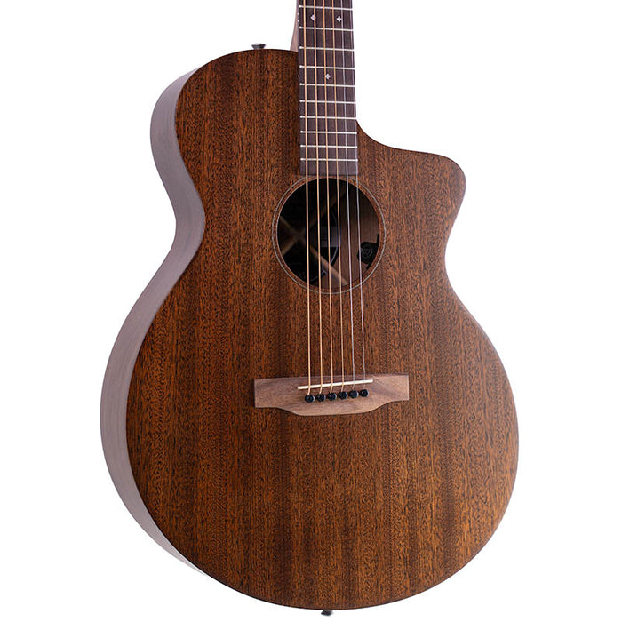 Martin Road Series SC-10E Modern Sapele Acoustic-Electric Dark Mahogany