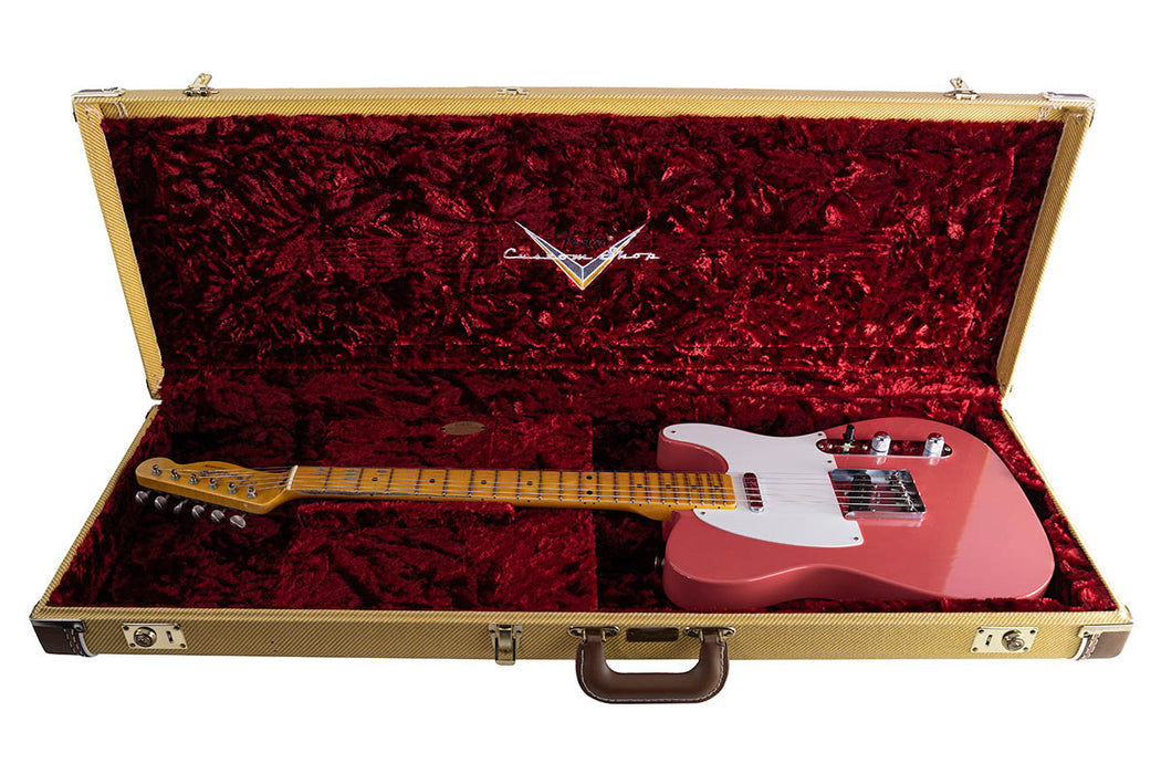 Fender Custom Shop 1956 Time Machine Journeyman Relic Telecaster Super Faded Fiesta Red