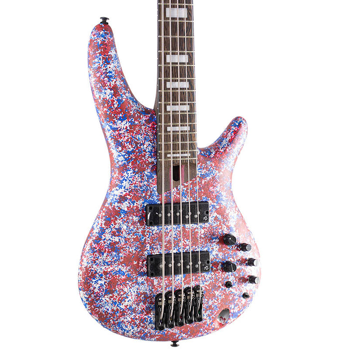 2026 Ibanez 250th USA Anniversary SR5A250 SR Premium 5-String Red, White and Blue