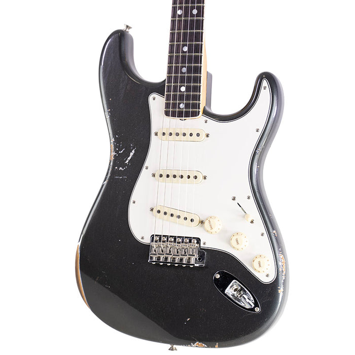 Brand New Fender Custom Shop 1967 Stratocaster Relic with Closet Classic Hardware Aged Charcoal Frost Metallic