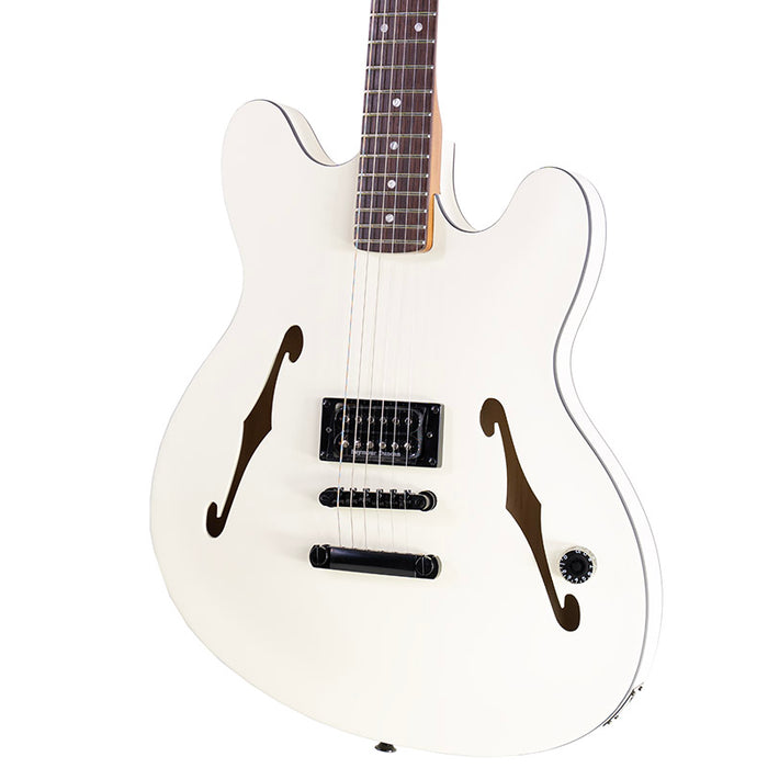 Brand New Fender Tom DeLonge Starcaster Semi-Hollow Satin Olympic White