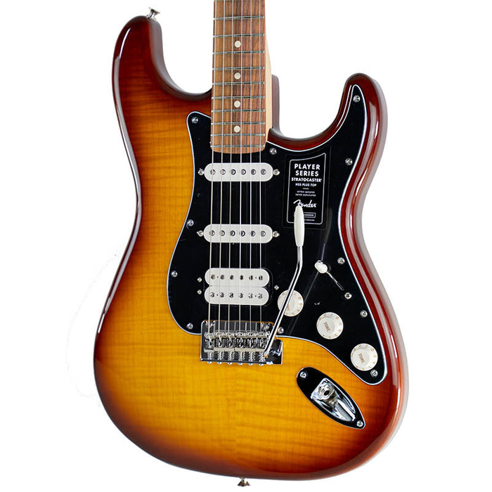 Brand New Fender Player Stratocaster HSS Plus Top Tobacco Sunburst