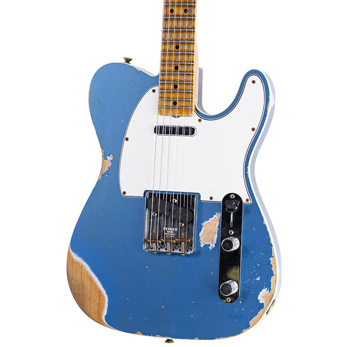 2024 Fender Custom Shop 1965 Telecaster Custom Heavy Relic Aged Lake Placid Blue