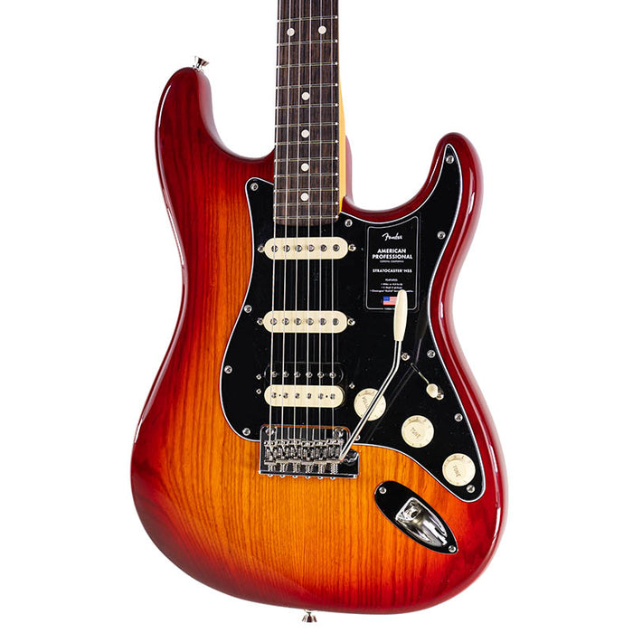 2026 Fender American Professional Stratocaster (Gen 3) HSS Aged Cherry Burst