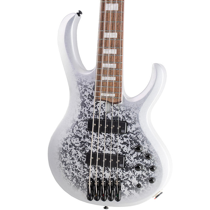 Brand New Ibanez BTB25TH5 BTB Standard 5-String Silver Blizzard Matte