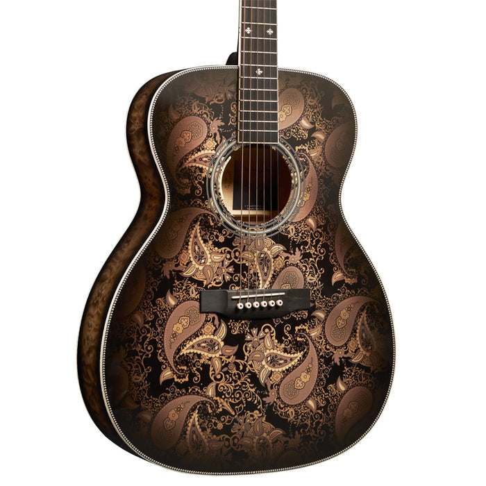 2026 Martin Custom Shop Limited Edition M Paisley Acoustic-Electric Ember Burst Pre-Order