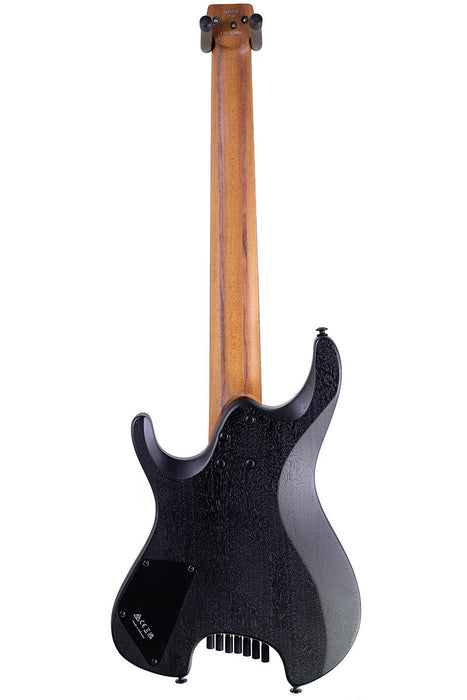 2026 Ibanez Quest QX527B WK Headless Multi-Scale 7 String Weathered Black