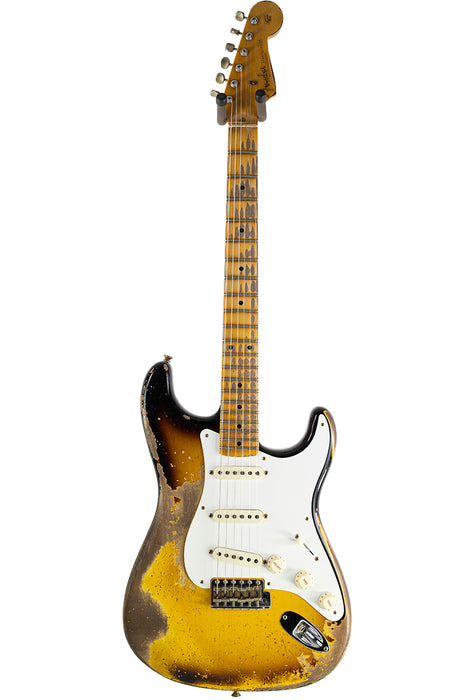 2023 Fender Custom Shop Limited 1956 Stratocaster Super Heavy Relic Super Faded Aged 2-Color Sunburst
