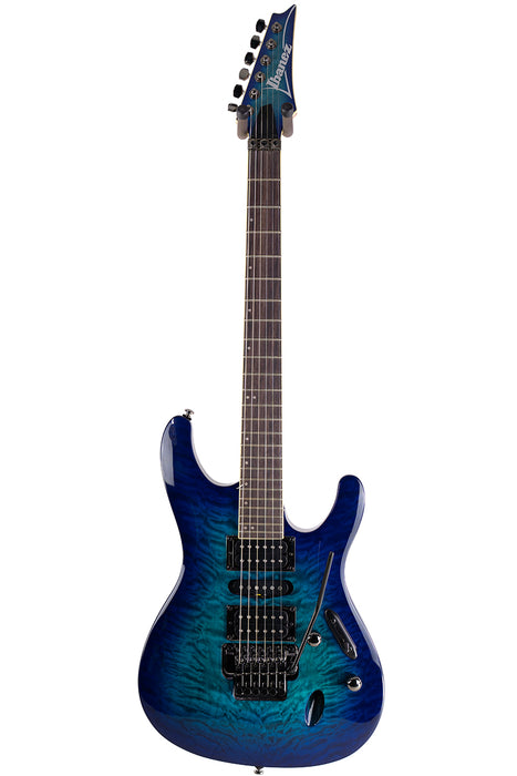 2023 Ibanez S670QM Electric Guitar Sapphire Blue