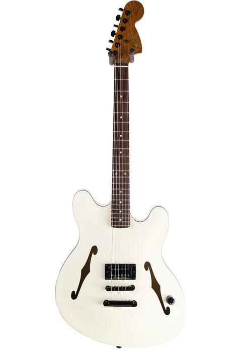 Brand New Fender Tom DeLonge Starcaster Semi-Hollow Satin Olympic White