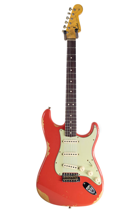 2023 Fender Custom Shop Limited 1963 Stratocaster Heavy Relic Aged Fiesta Red