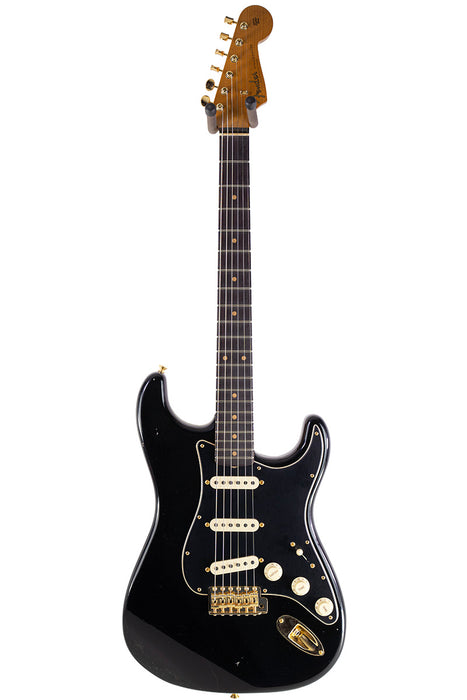 2024 Fender Custom Shop Limited Edtion Custom '62 Strat Journeyman Relic with Closet Classic Gold Hardware Aged Black