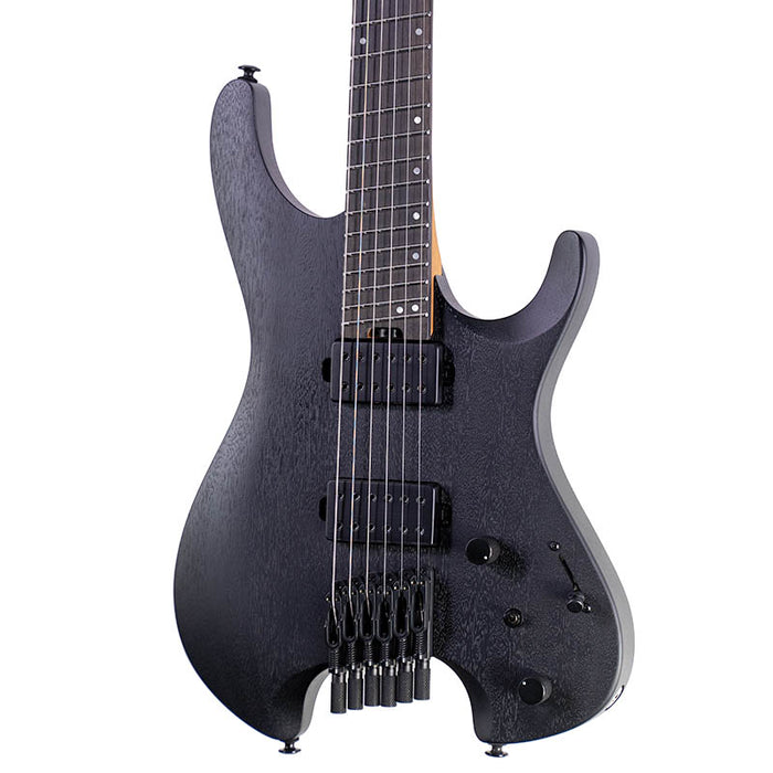 2026 Ibanez Quest QX52B WK Headless Multi-Scale Weathered Black