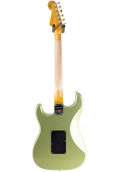 2024 Fender Custom Shop Limited-edition '65 Dual-Mag Strat Journeyman Relic Aged Sage Green Metallic
