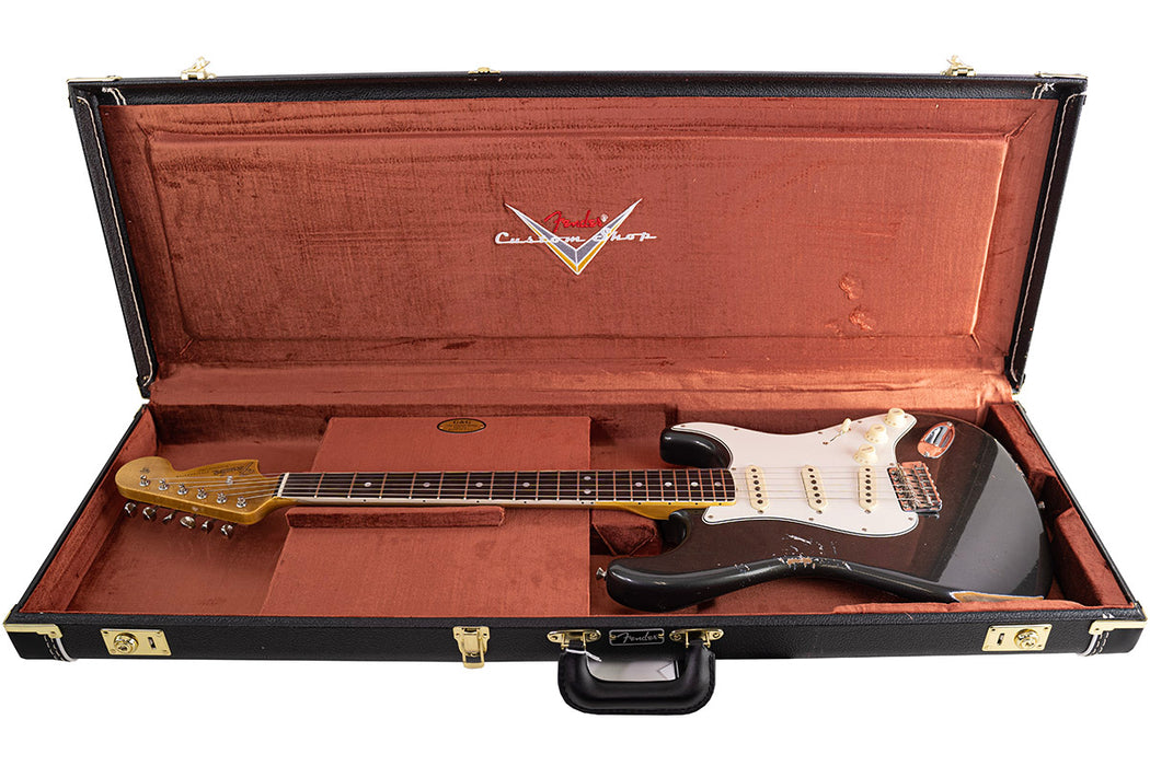 Brand New Fender Custom Shop 1967 Stratocaster Relic with Closet Classic Hardware Aged Charcoal Frost Metallic